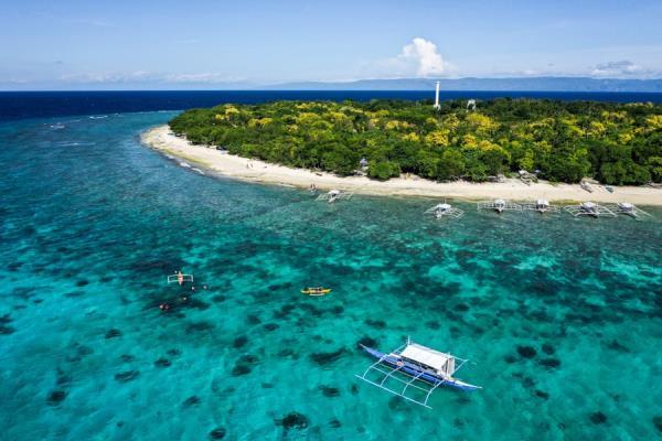 Bohol Philippines Island Travel Guide Balicasag Drone