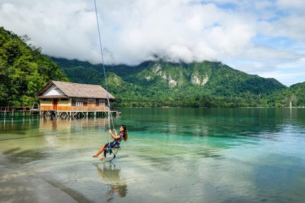 Ora Beach Resort Seram Island Maluku Indo<em></em>nesia Tree Swing