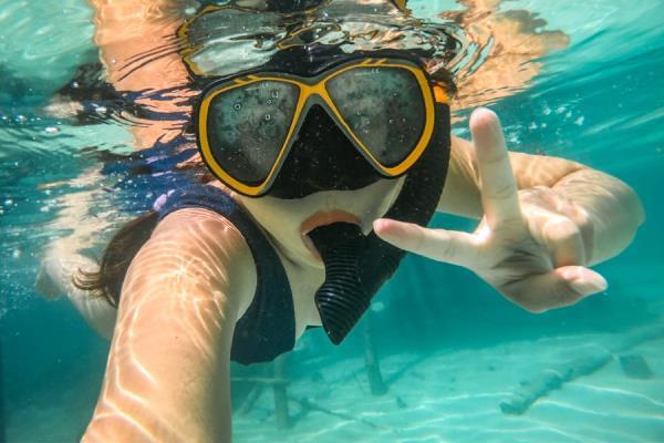 Snorkeling Coral Seram Island Ora Beach